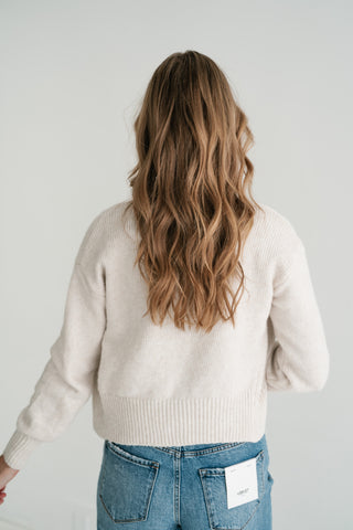 Fireside Moments Knit V-Neck Button-Up Cardigan