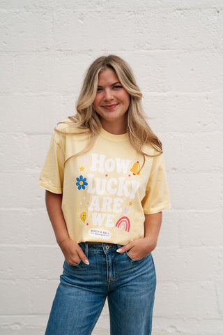"How Lucky Are We" Oversized Tee
