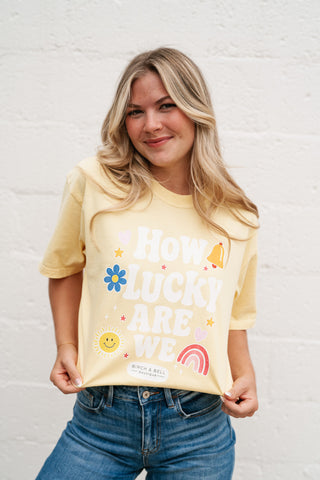 "How Lucky Are We" Oversized Tee
