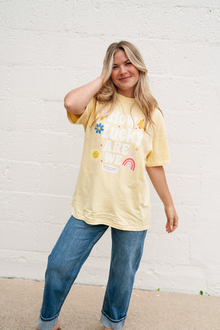 "How Lucky Are We" Oversized Tee