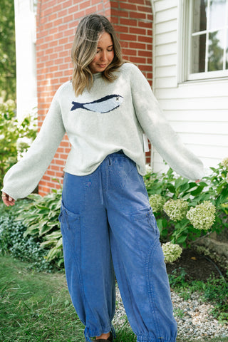 Catch of the Day Knit Sweater