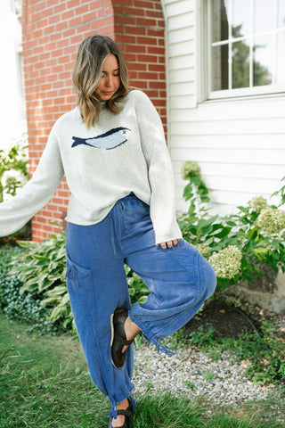 Catch of the Day Knit Sweater