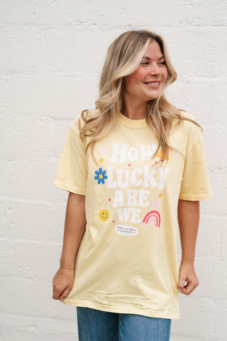 "How Lucky Are We" Oversized Tee