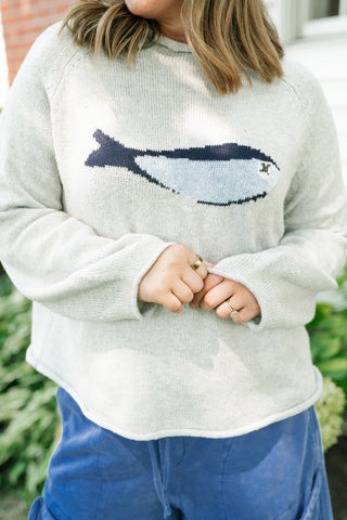 Catch of the Day Knit Sweater