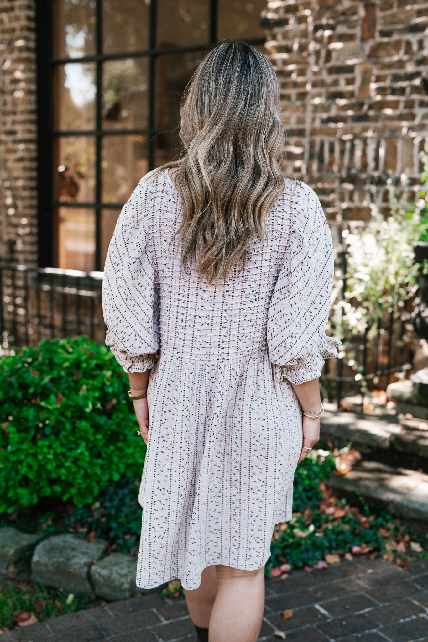 Timeless Dream Textured Mini Dress - Dusty Lilac