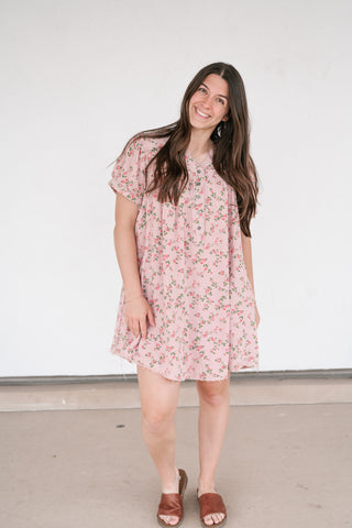 Morning Dawn Floral Mini Dress