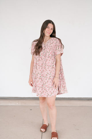 Morning Dawn Floral Mini Dress