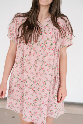 Morning Dawn Floral Mini Dress