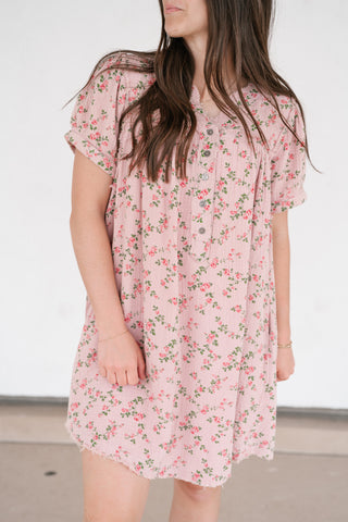 Morning Dawn Floral Mini Dress