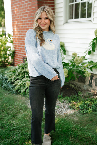 Still Waters Swan Sweater Top