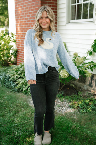 Still Waters Swan Sweater Top