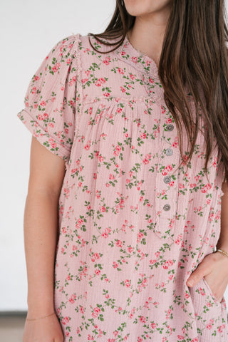 Morning Dawn Floral Mini Dress