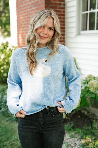 Still Waters Swan Sweater Top