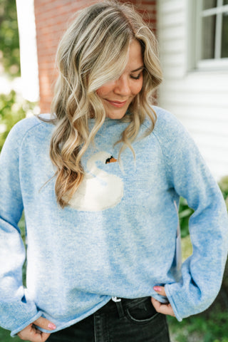 Still Waters Swan Sweater Top