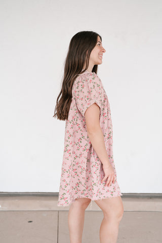 Morning Dawn Floral Mini Dress