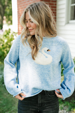 Still Waters Swan Sweater Top