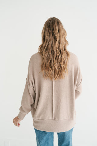 Natural Harmony Pocket Pullover Crewneck