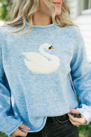 Still Waters Swan Sweater Top