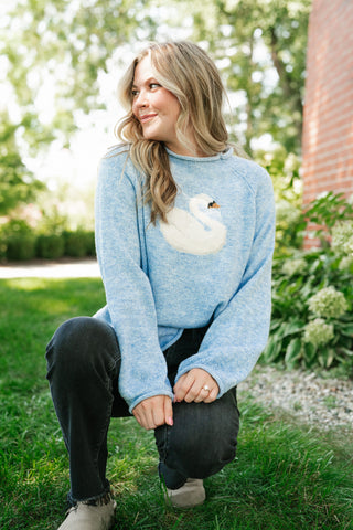 Still Waters Swan Sweater Top