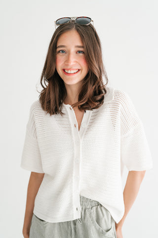 Open Sky Crochet Top