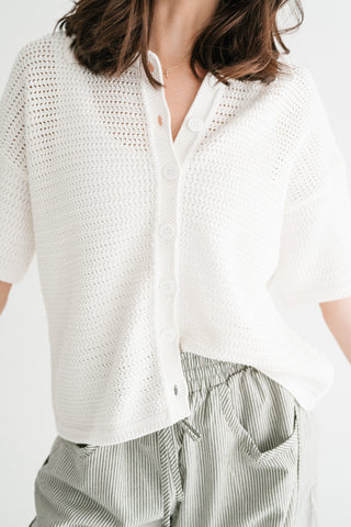 Open Sky Crochet Top