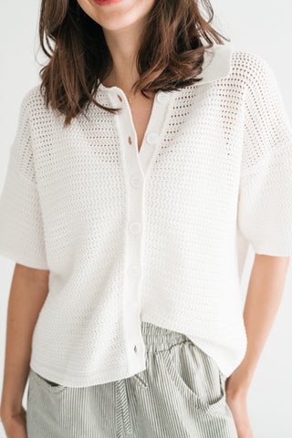 Open Sky Crochet Top