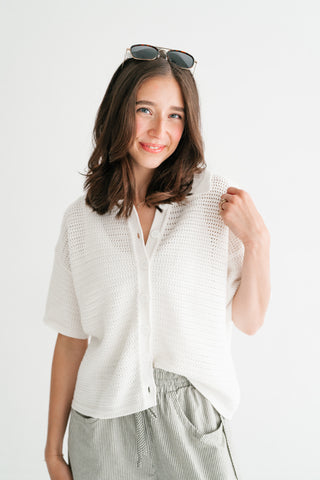 Open Sky Crochet Top