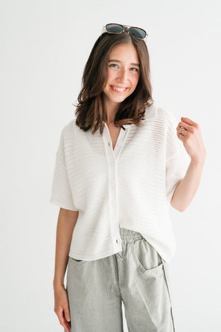 Open Sky Crochet Top