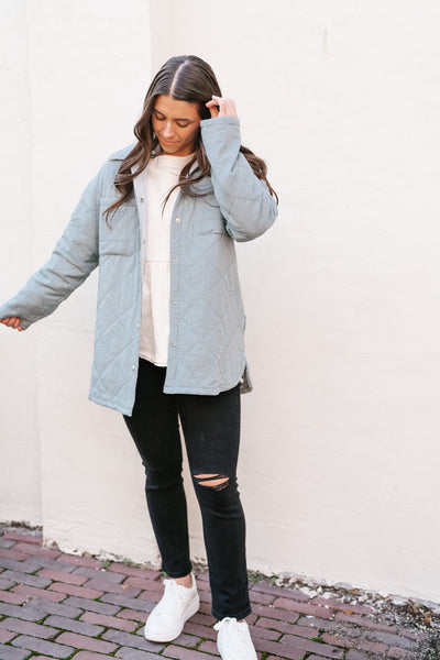 Jade Quilted Jacket