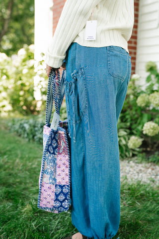 Wayward Chambray Wide Leg Pant