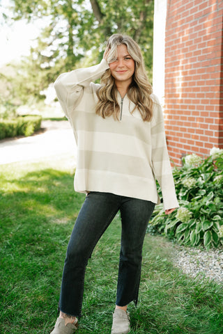 Easy to Love Striped Knit Top
