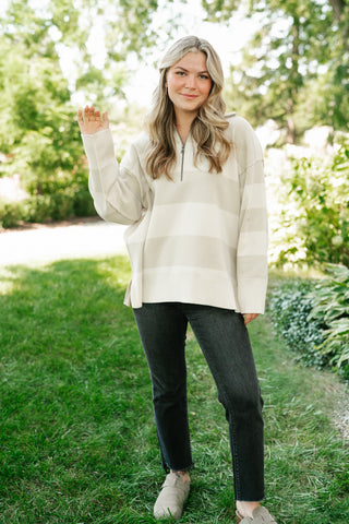 Easy to Love Striped Knit Top