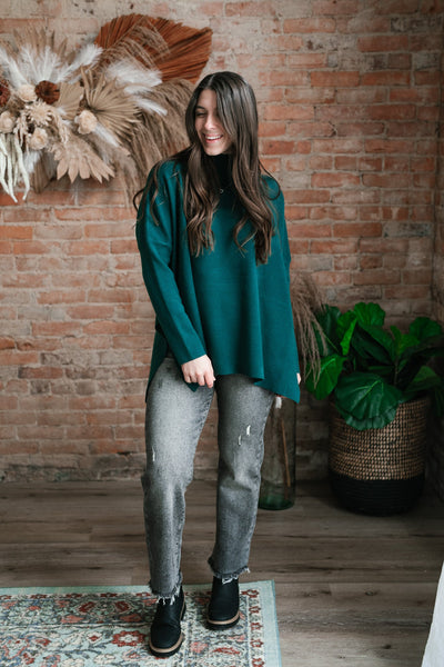 The Perfect Fit Mock Neck Sweater