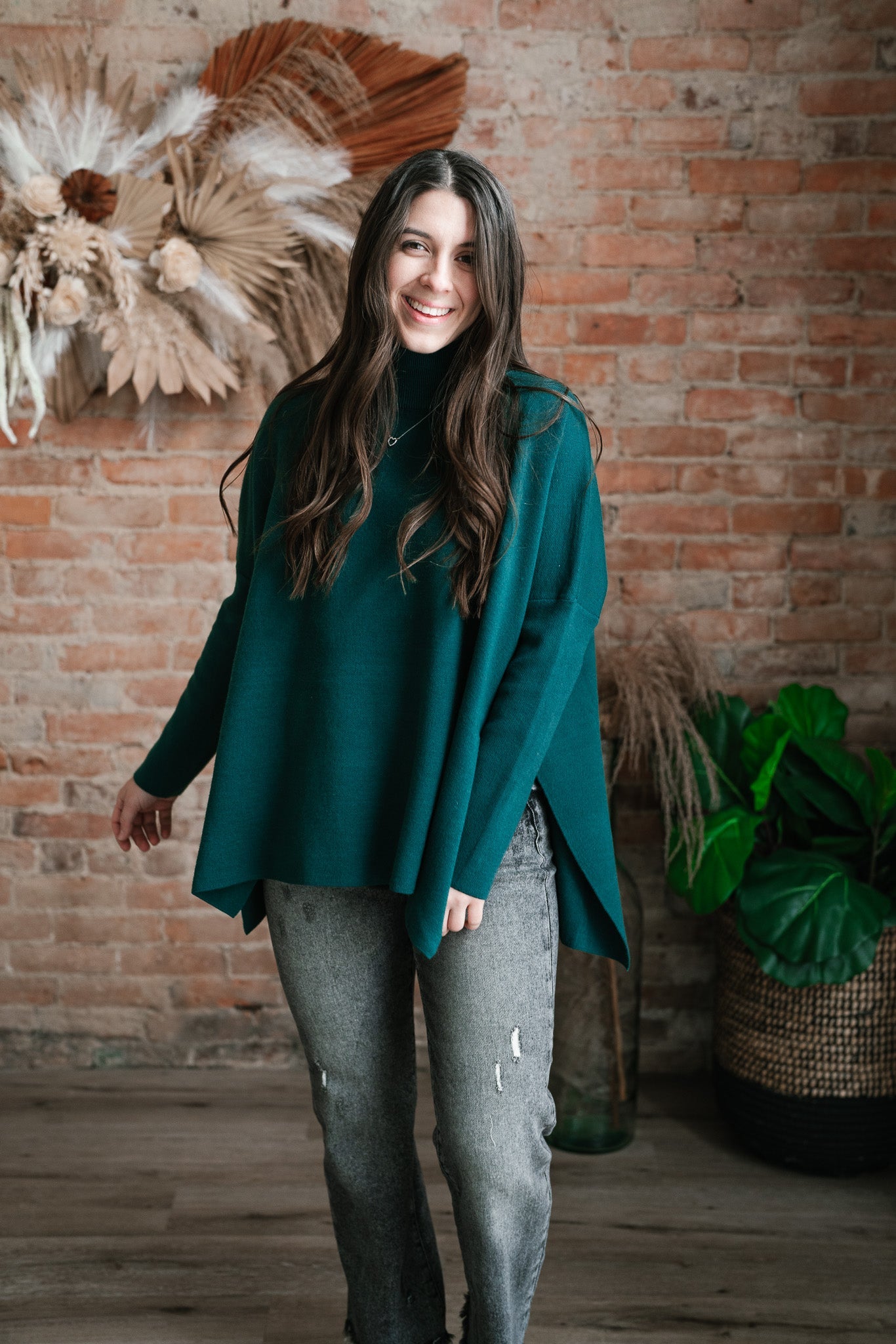The Perfect Fit Mock Neck Sweater