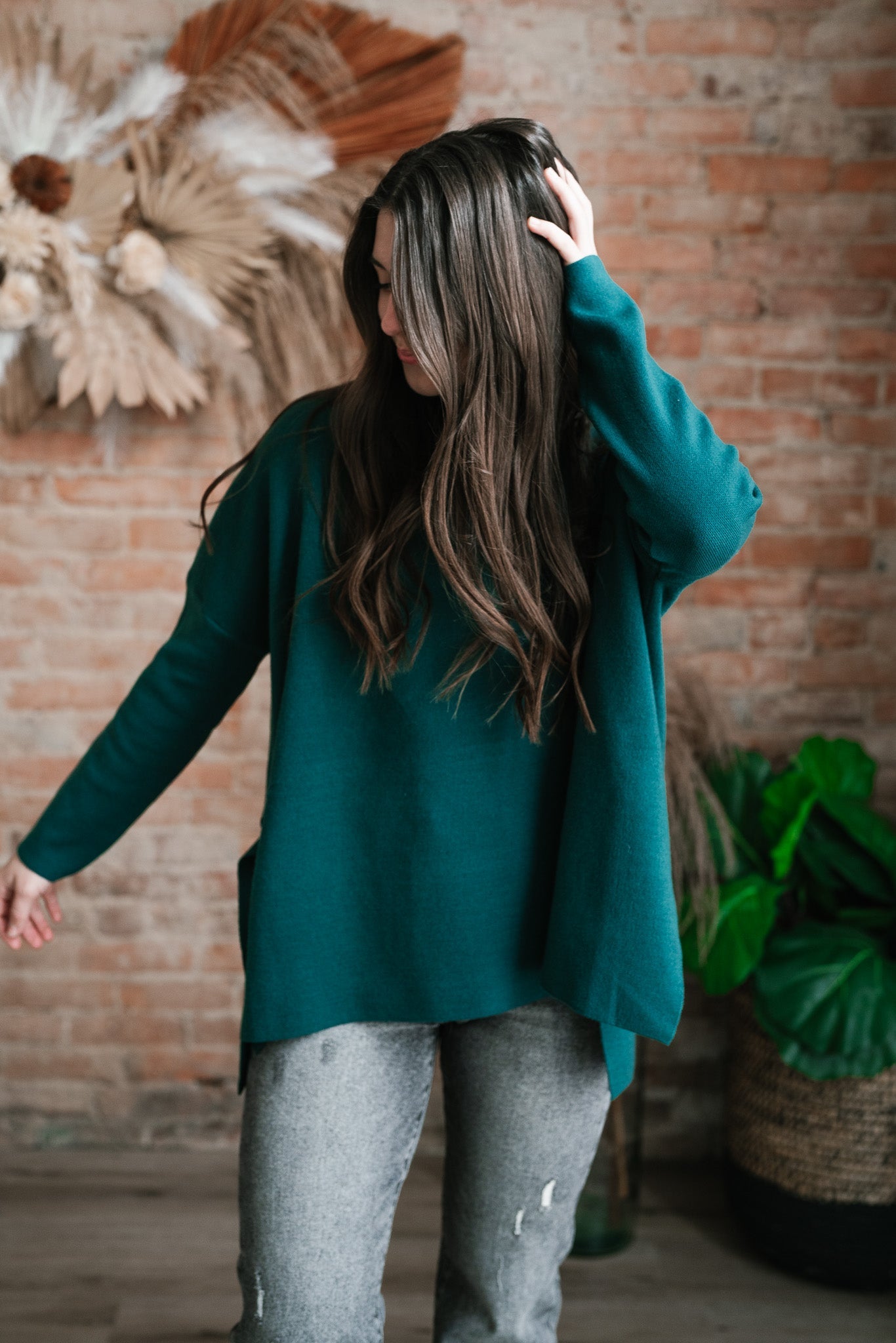 The Perfect Fit Mock Neck Sweater