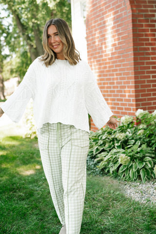 Day Trip Cable Knit Sweater