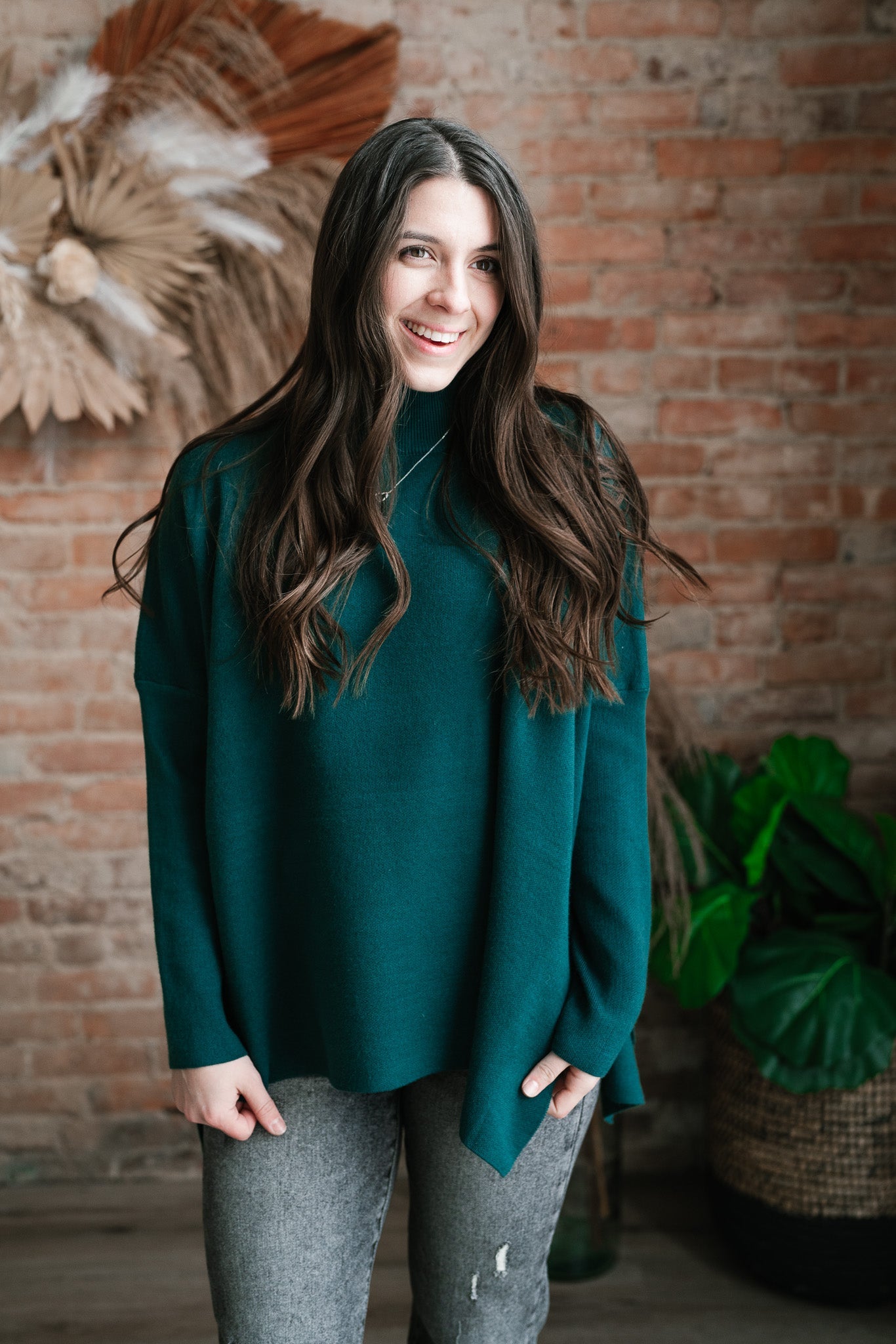 The Perfect Fit Mock Neck Sweater