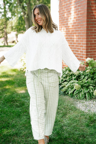Day Trip Cable Knit Sweater