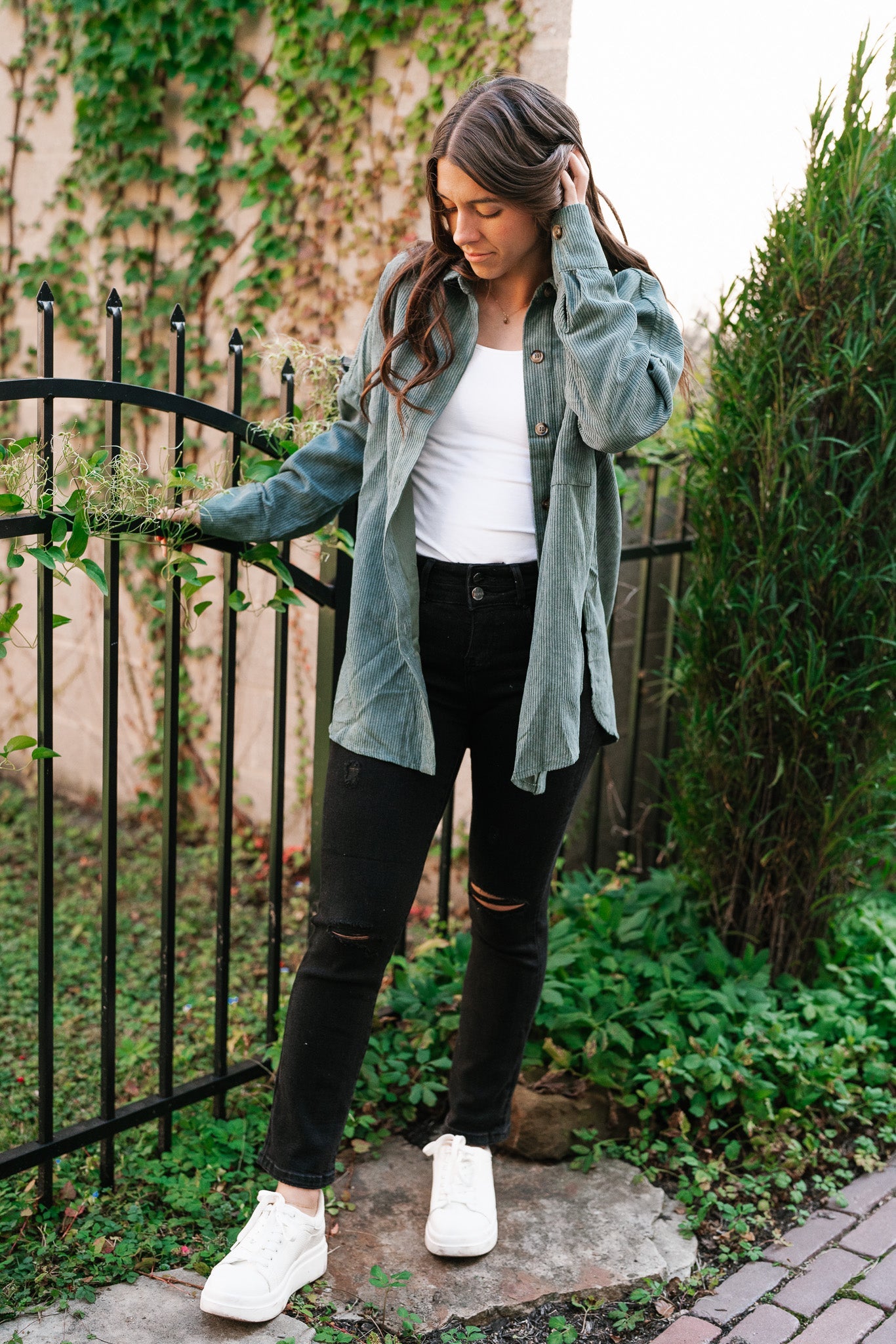 Spruce Corduroy Oversized Shacket