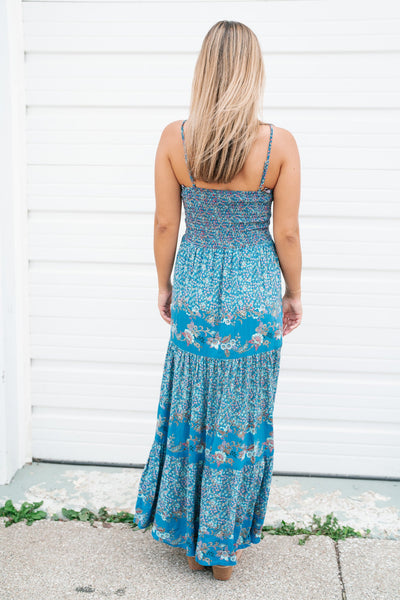 Riah Smocked Maxi Dress