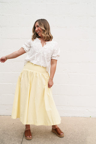 Flora May Embroidered Top