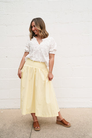 Flora May Embroidered Top