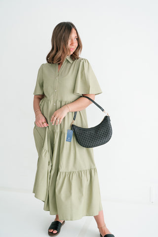 Eloise Standard Tiered Midi Dress