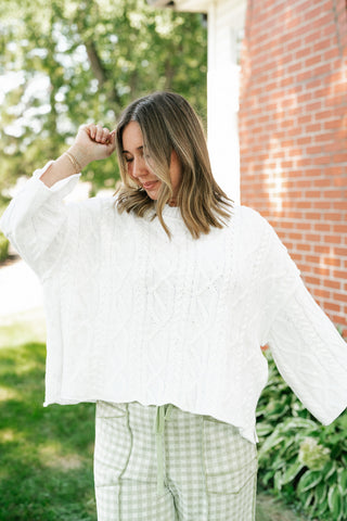 Day Trip Cable Knit Sweater