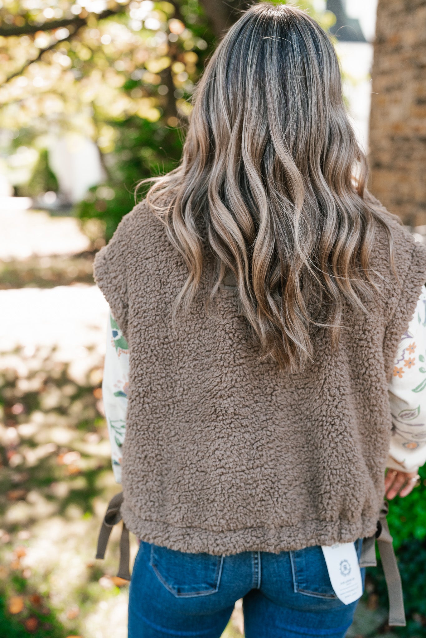 Rustic Retreat Button Up Sherpa Vest