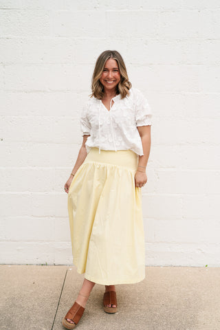 Flora May Embroidered Top