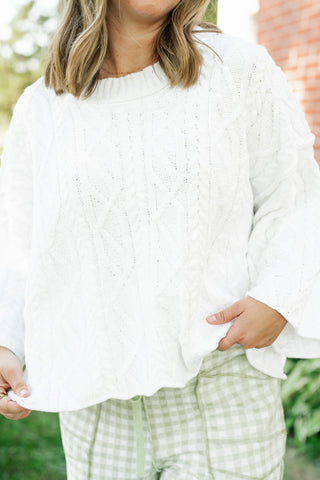 Day Trip Cable Knit Sweater