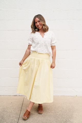 Flora May Embroidered Top