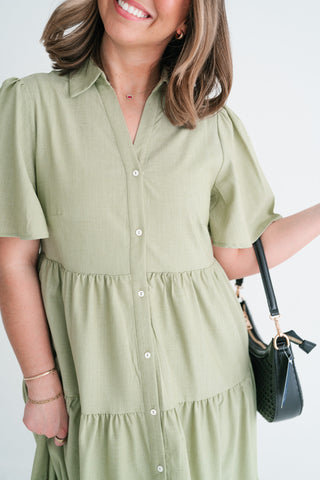 Eloise Standard Tiered Midi Dress