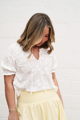 Flora May Embroidered Top